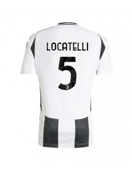 Muži Futbalové oblečenie Juventus Manuel Locatelli #5 2024-25 Krátky Rukáv - Domáci